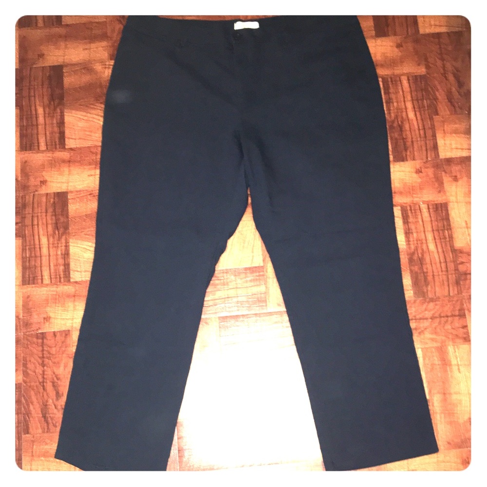 Dark navy work slacks